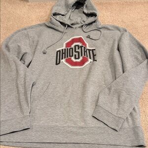 Ohio State Gray Hoodie Sweatshirt sz large